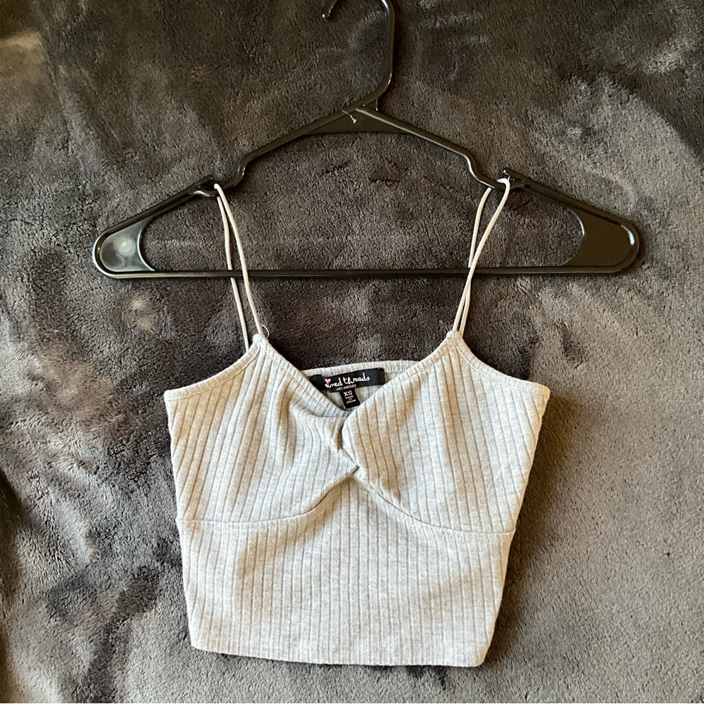 Gray mini tank top!